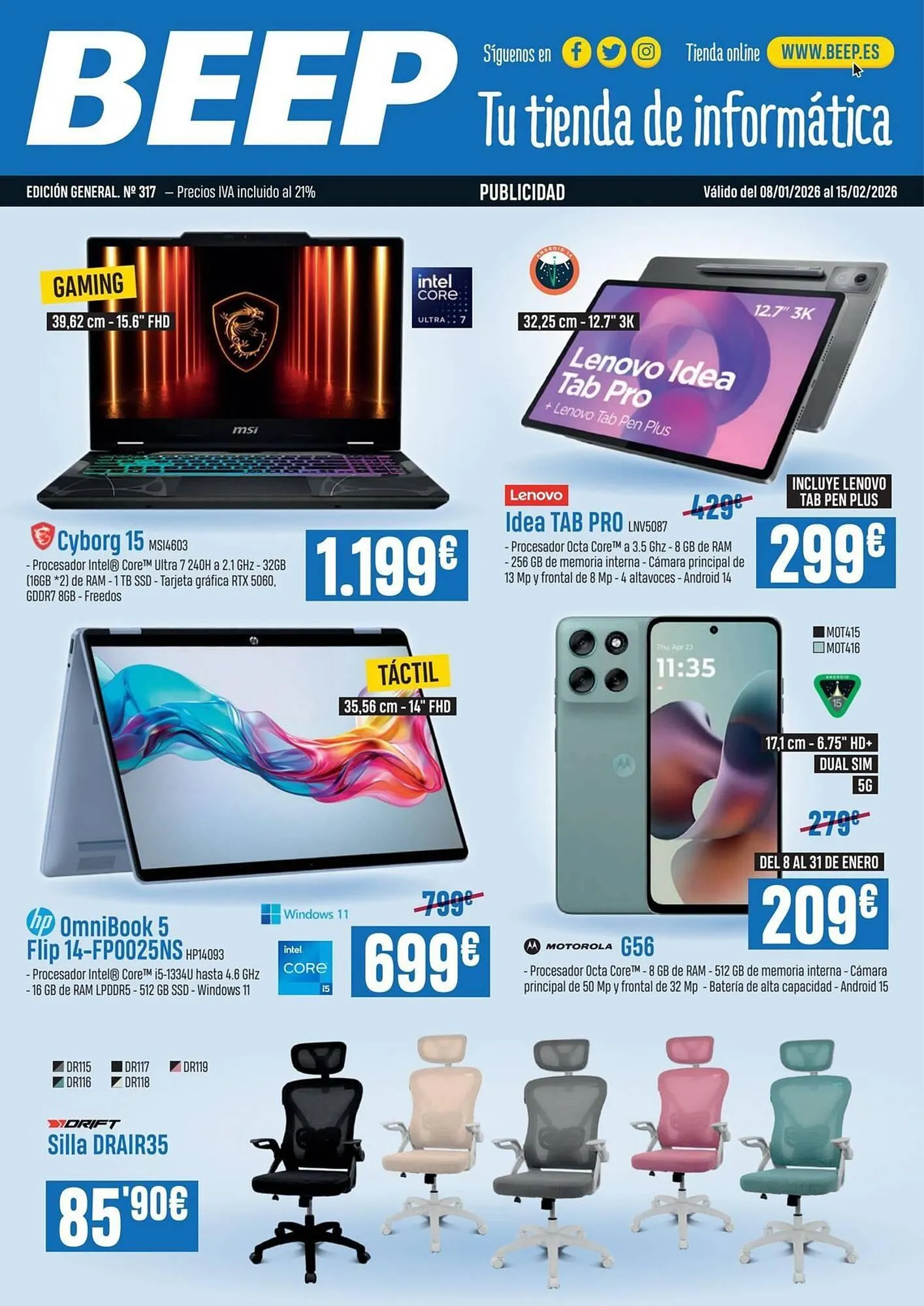 Catálogo de Catálogo Beep 9 de enero al 15 de febrero 2026 - Página 1