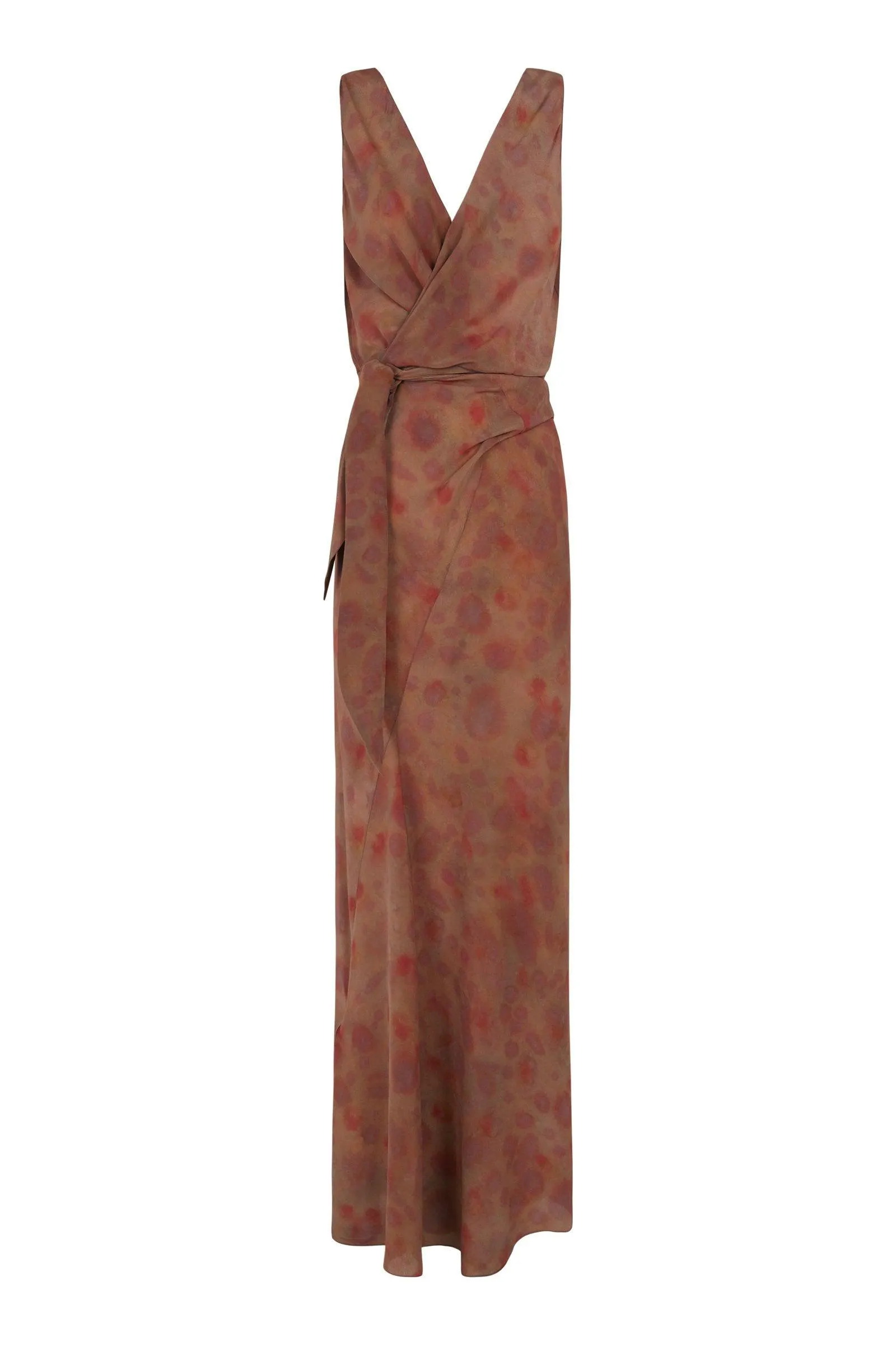 Jacaranda, silk dress