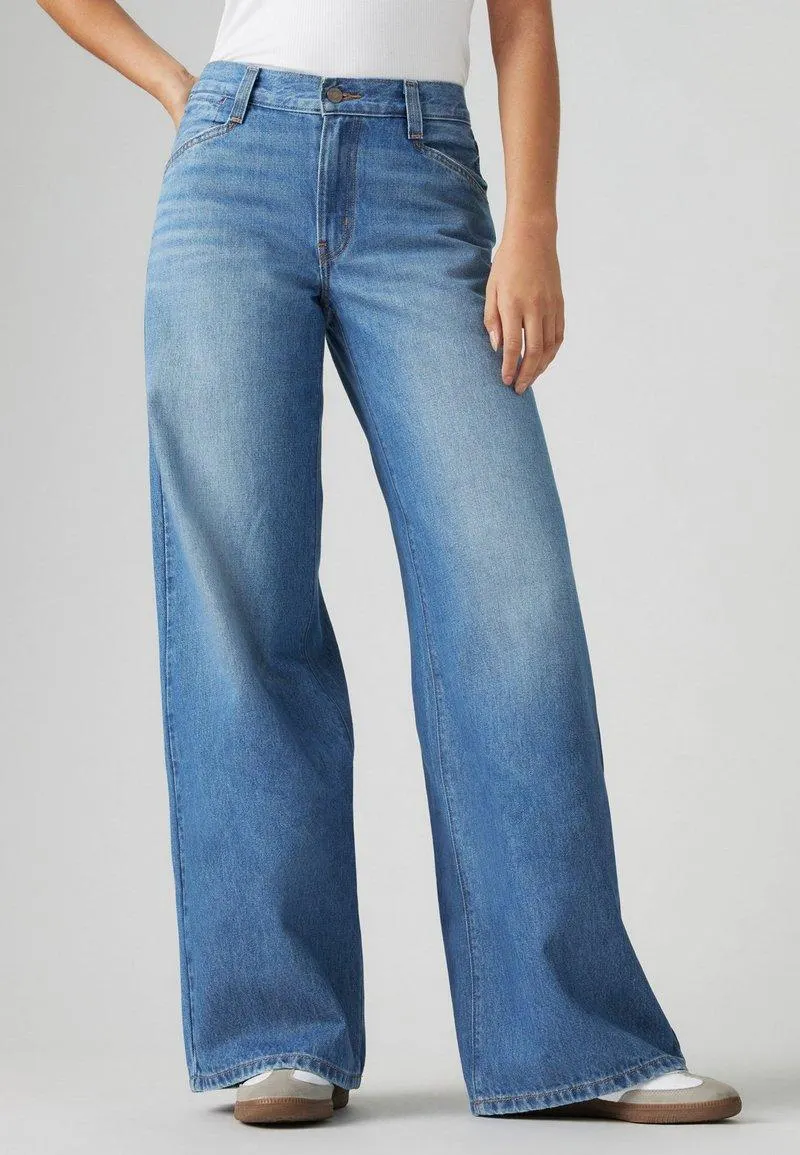 '94 BAGGY WIDE LEG - Vaqueros boyfriend - dark blue denim