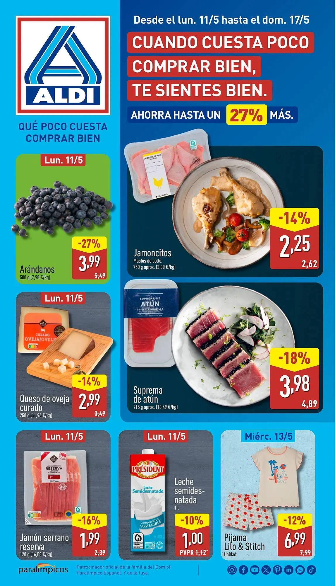 Catálogo de Folleto ALDI 11 de mayo al 17 de mayo 2026 - Página 1