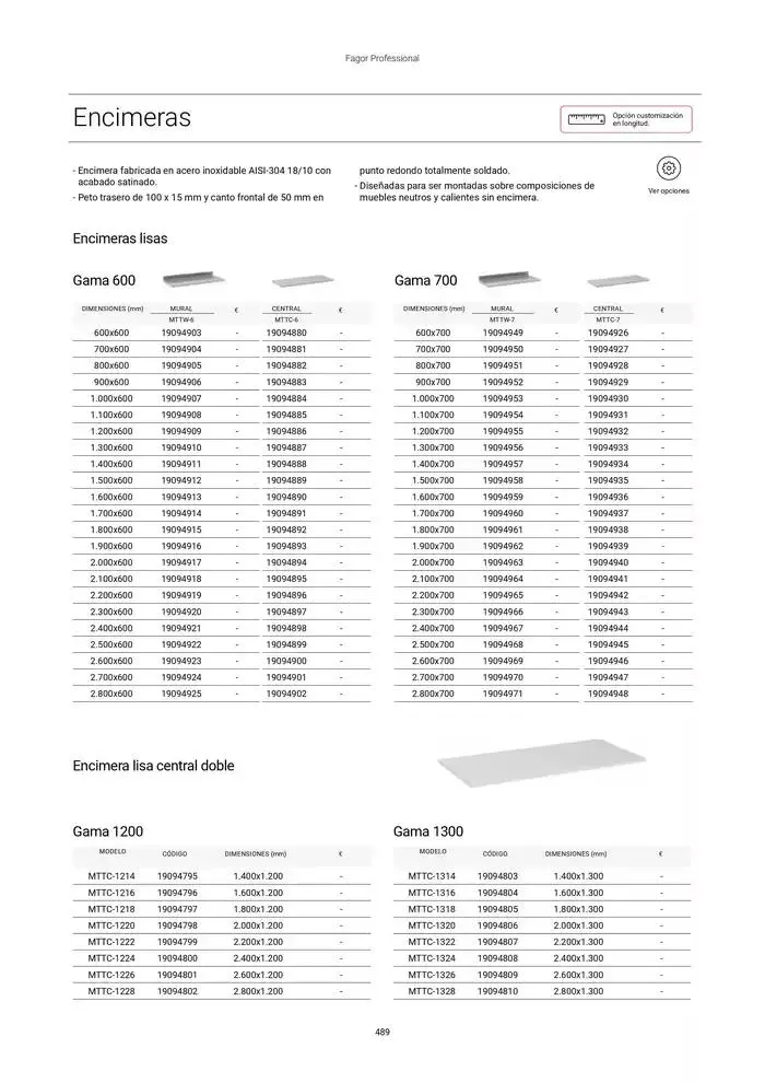 Catálogo de Catálogo Hostelería y Restauración 3 de marzo al 3 de junio 2025 - Página 490