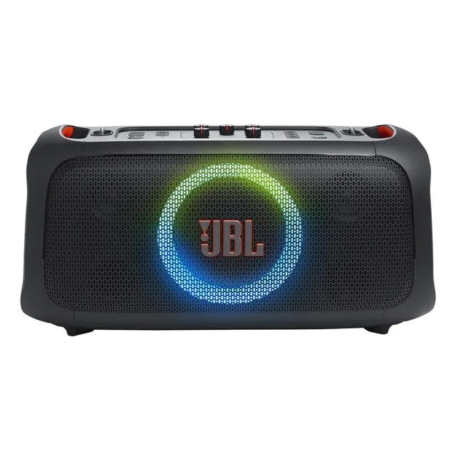 Altavoz portátil JBL PartyBox On-the-Go Essential con luces y micrófono inalámbrico, Negro