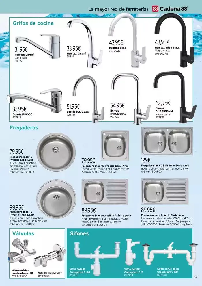 Catálogo de Renovación y mantenimiento del hogar 1 de enero al 31 de diciembre 2025 - Página 57