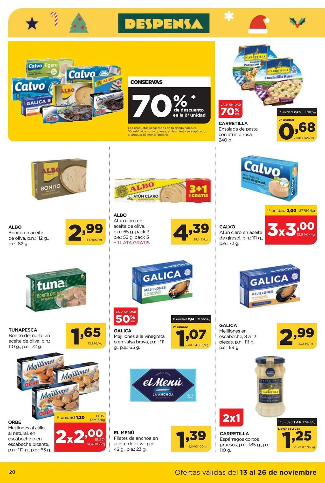 Catálogo de Folleto Alimerka 13 de noviembre al 26 de noviembre 2025 - Página 22