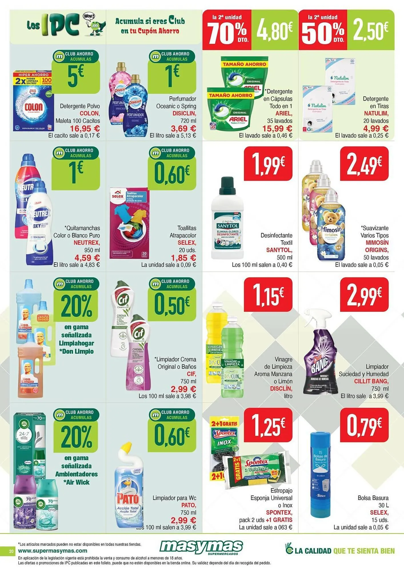 Catálogo de Folleto Masymas 26 de junio al 30 de julio 2025 - Página 20