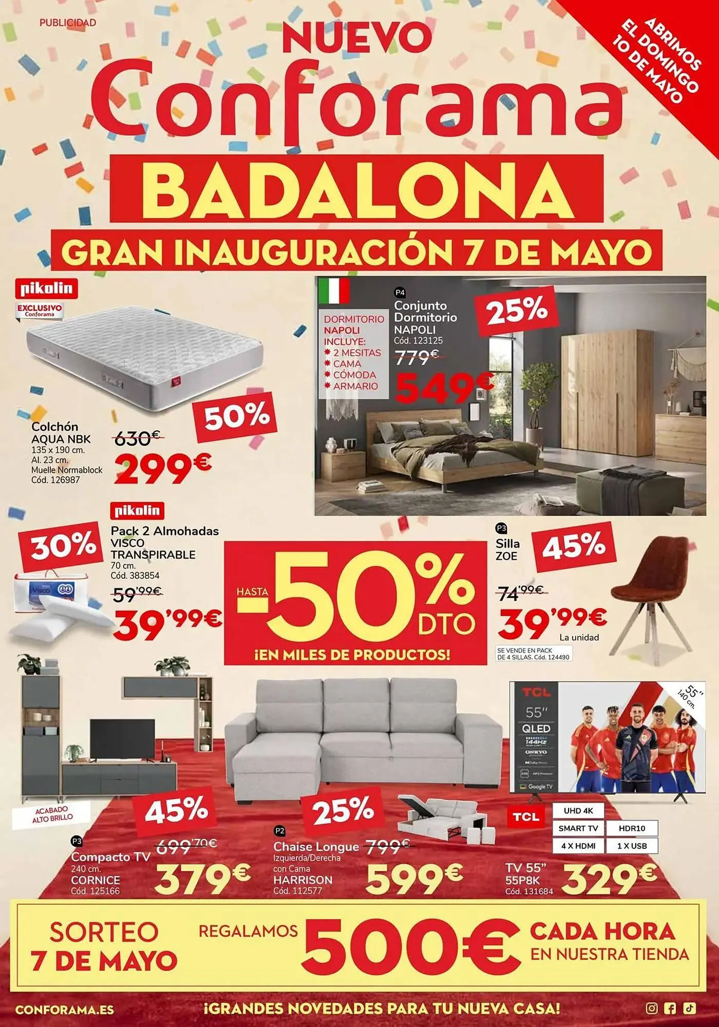 Catálogo de Catálogo Conforama 27 de abril al 7 de mayo 2026 - Página 1