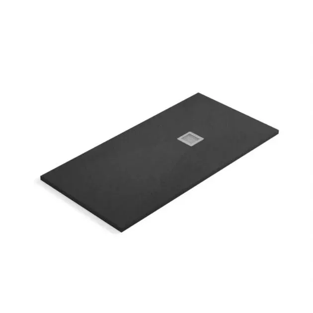 Plato de ducha resina Piro antracita 160x70cm