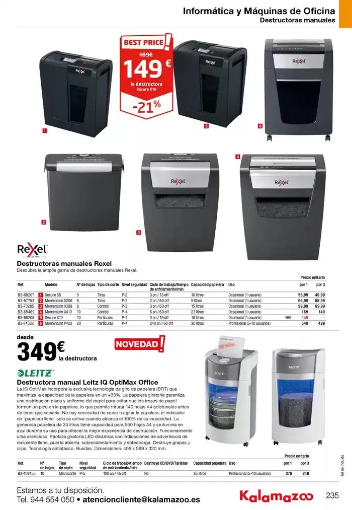 Catálogo de Staples Kalamazoo Catálogo General 9 de enero al 30 de septiembre 2025 - Página 235