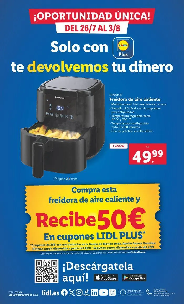 Catálogo de Catálogo Lidl 26 de julio al 3 de agosto 2024 - Página 8