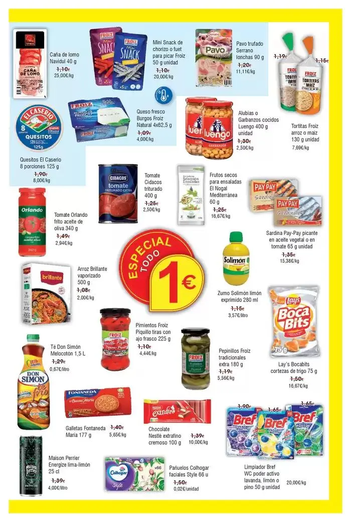 Catálogo de Froiz Especial 1, 2 y 3€ 9 de mayo al 26 de mayo 2025 - Página 1