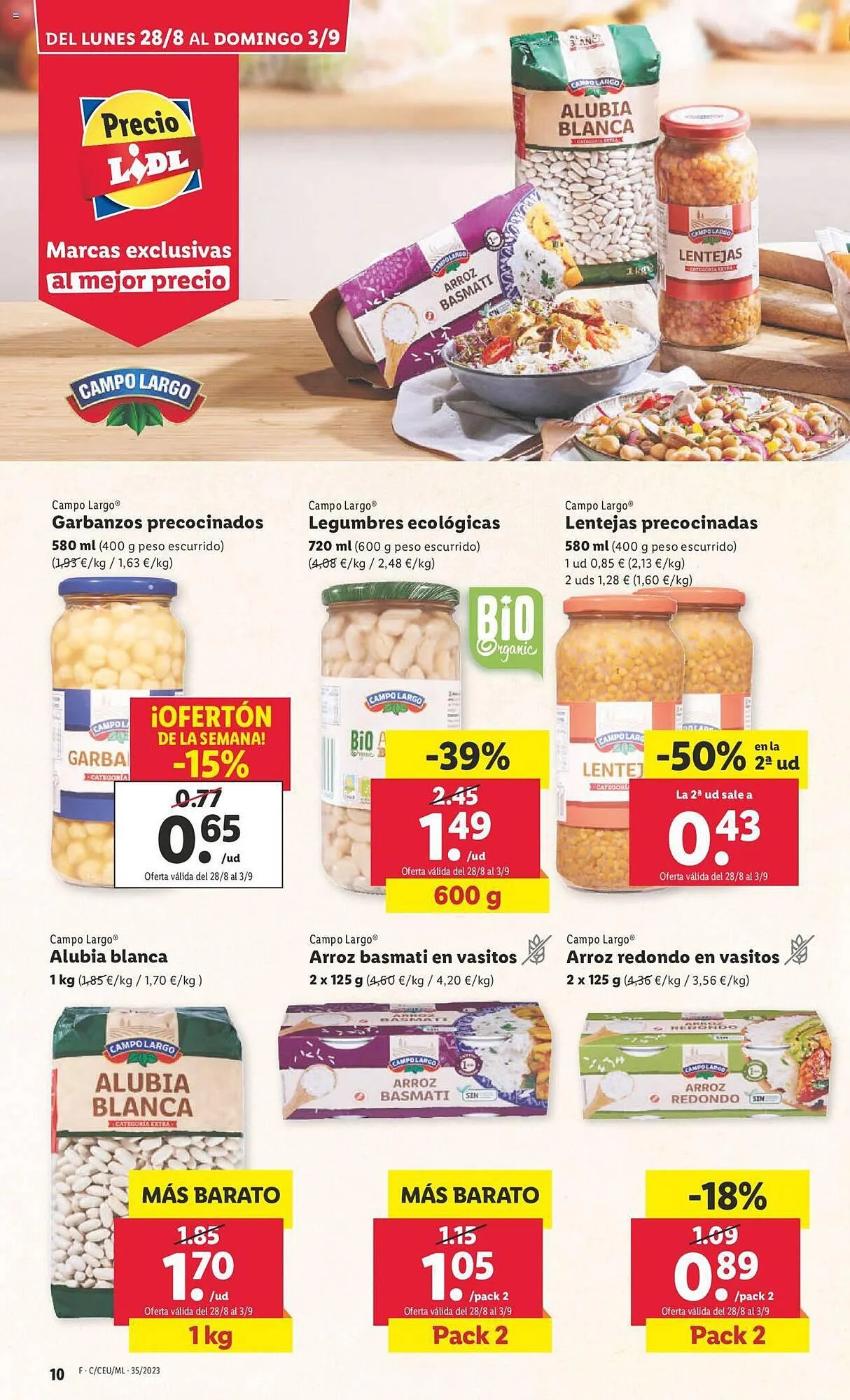 Catálogo de Folleto Lidl 28 de agosto al 3 de septiembre 2023 - Página 10