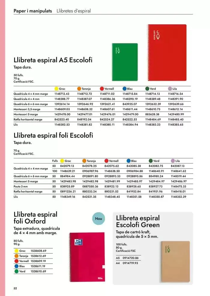 Catálogo de Catàleg Escolar 2025-2026 6 de mayo al 31 de diciembre 2026 - Página 54