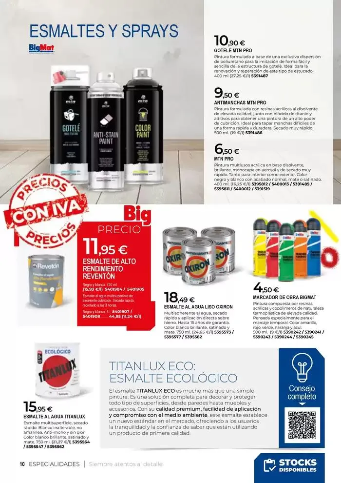 Catálogo de ¡PÍNTALO A LO GRANDE! 25 de abril al 15 de mayo 2025 - Página 10