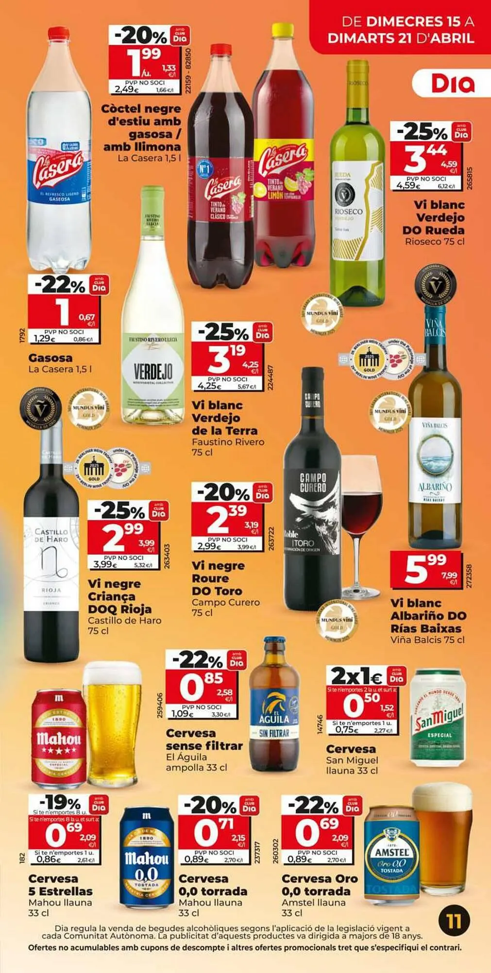 Catálogo de Folleto Dia 15 de abril al 21 de abril 2026 - Página 11