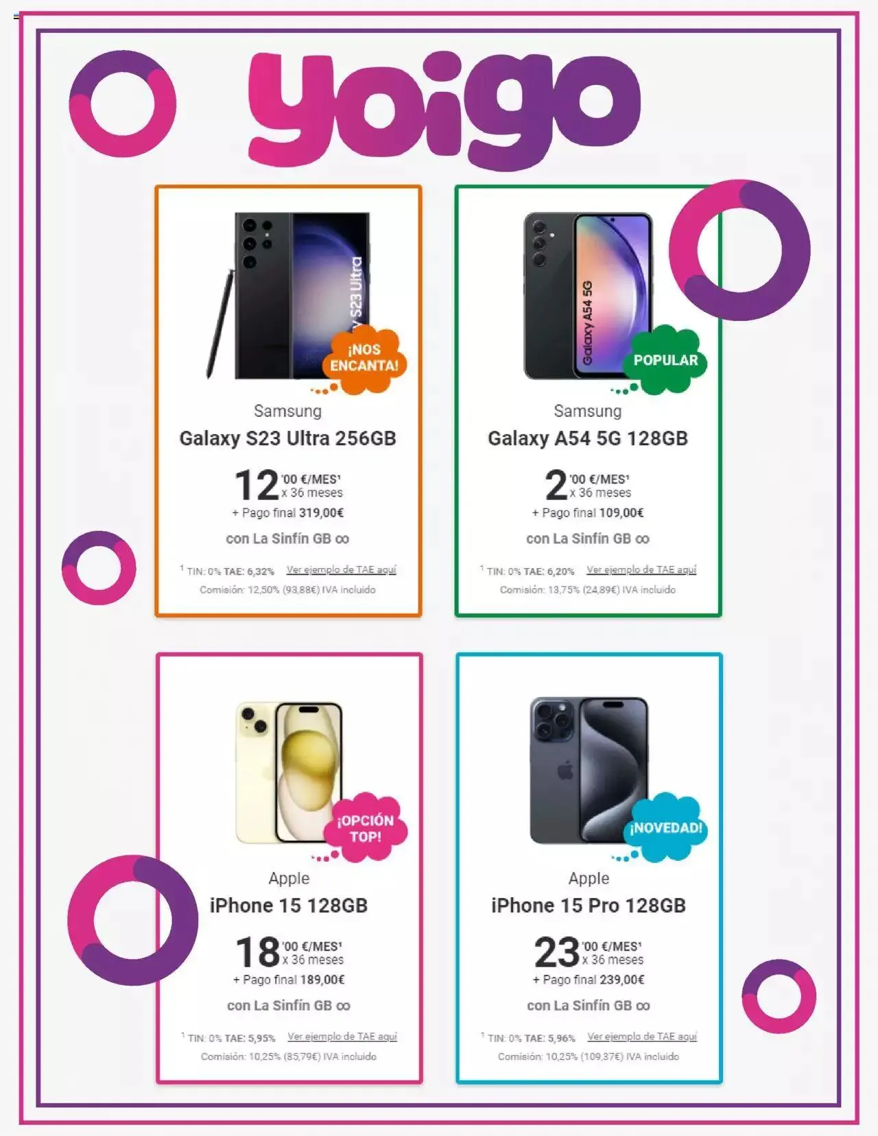 Catálogo de Yoigo ofertas 18 de septiembre al 31 de diciembre 2023 - Página 2