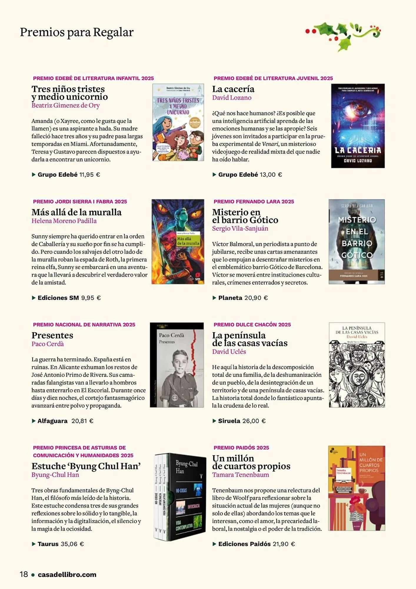 Catálogo de Catálogo Casa del Libro 19 de noviembre al 31 de enero 2026 - Página 18