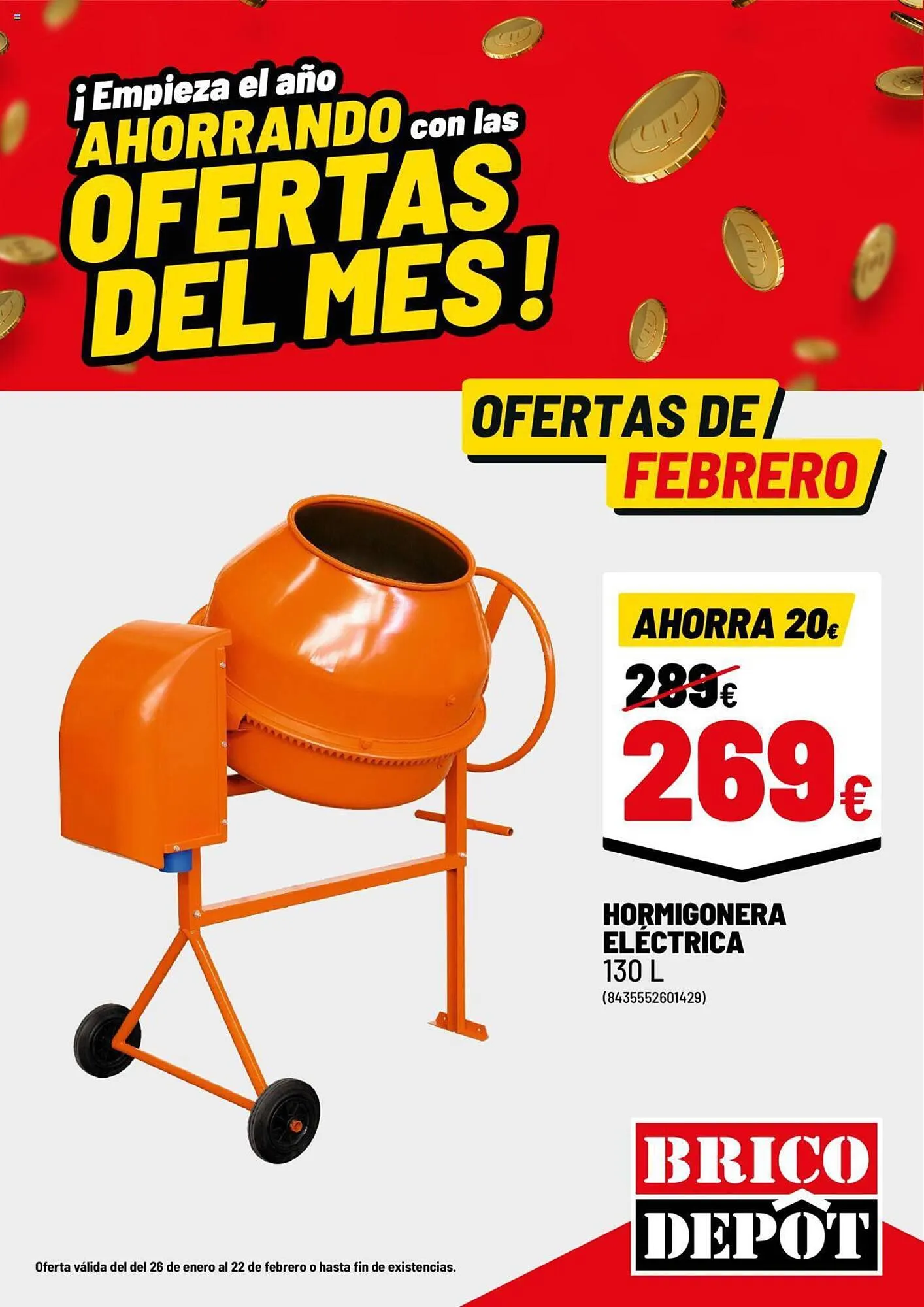 Catálogo de Folleto Brico Depôt 26 de enero al 22 de febrero 2024 - Página 1