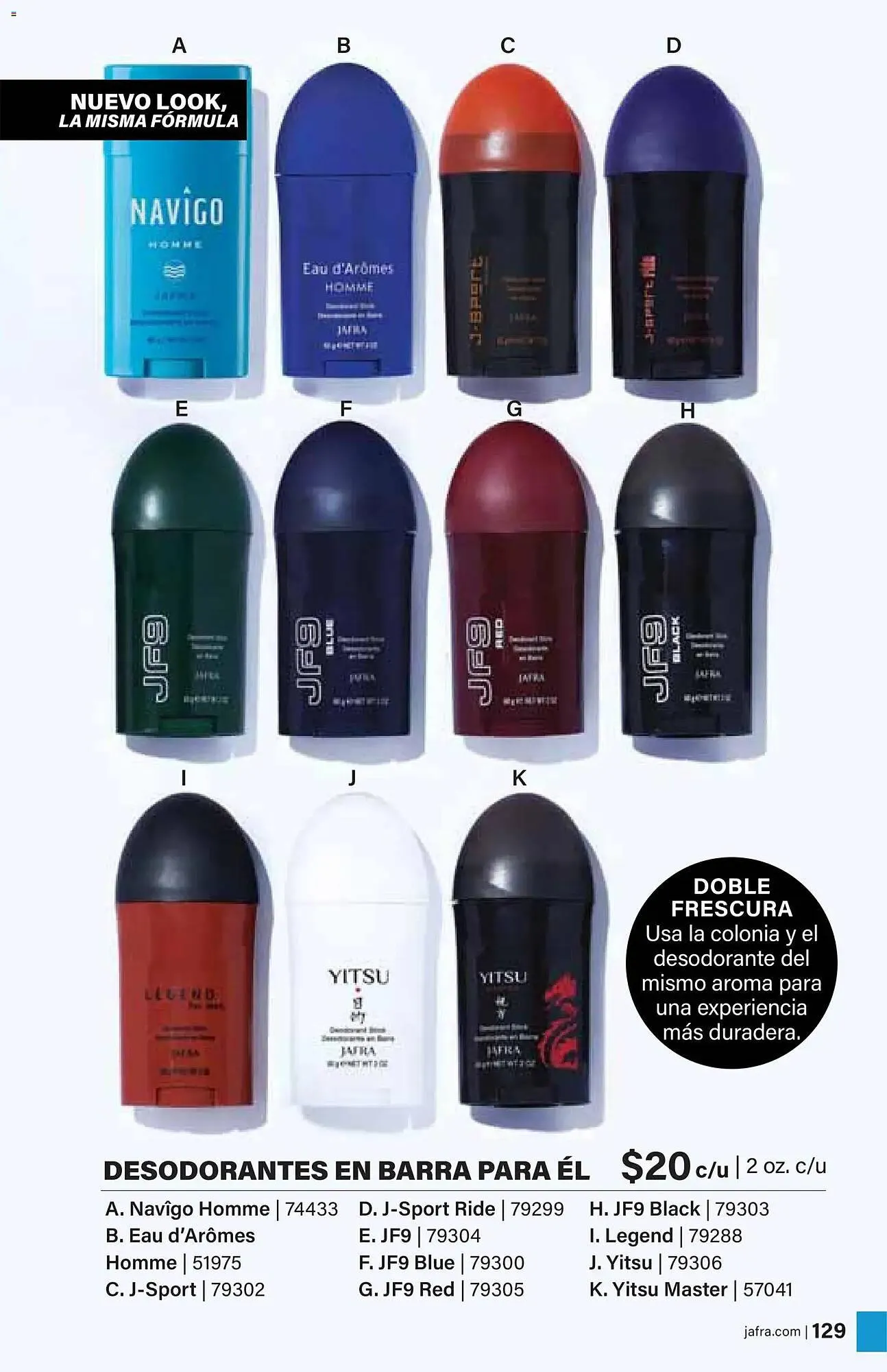 Catálogo de Catálogo JAFRA 1 de febrero al 31 de agosto 2026 - Página 129