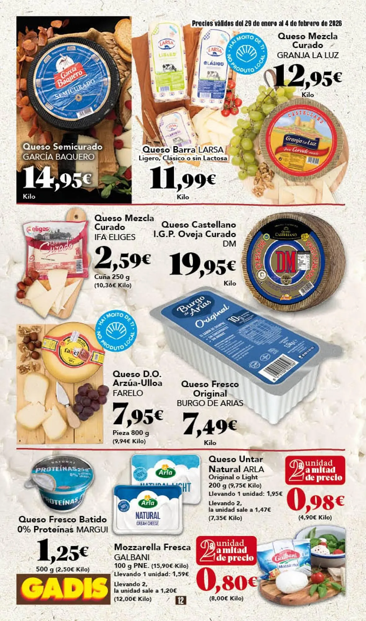 Catálogo de Folleto Gadis 29 de enero al 4 de febrero 2026 - Página 12