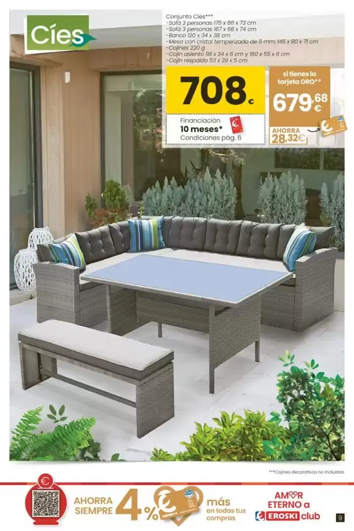 Catálogo de Terraza y jardín  3 de abril al 30 de abril 2025 - Página 9