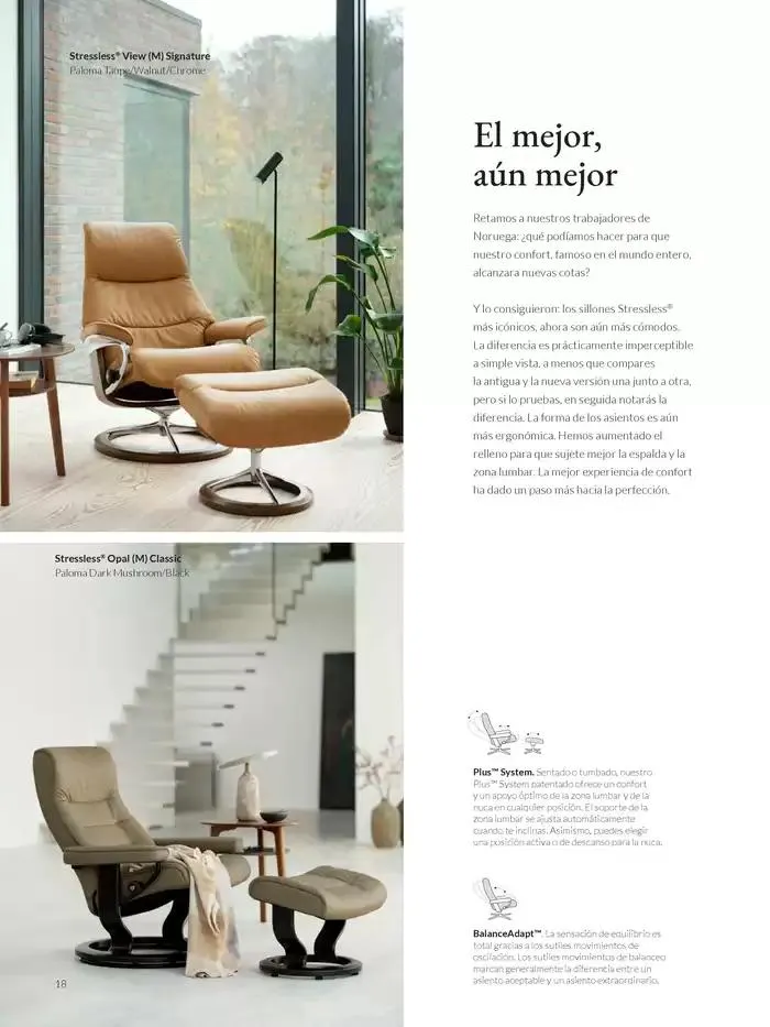 Catálogo de Catálogo Stressless 7 de marzo al 31 de agosto 2025 - Página 18