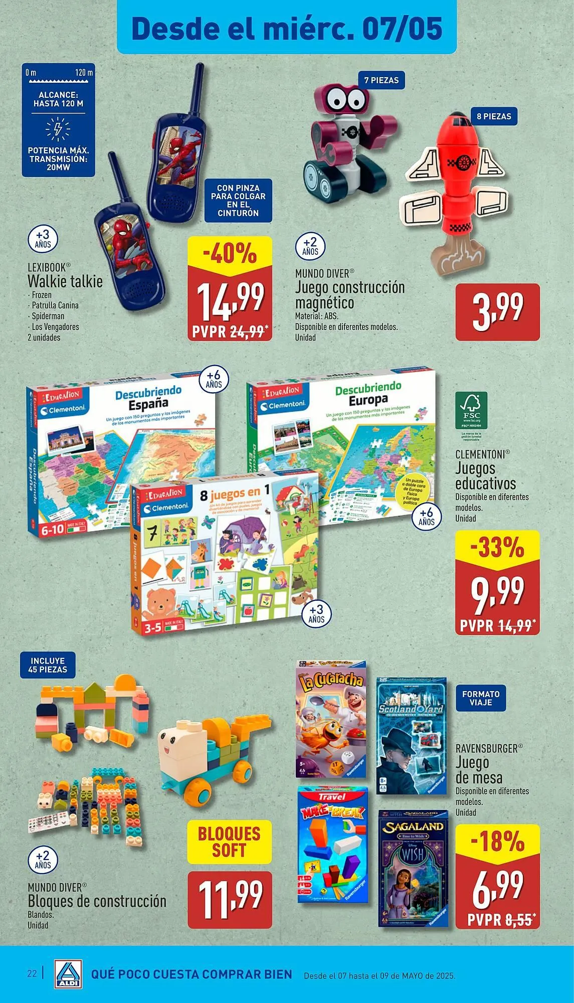 Catálogo de Folleto ALDI 5 de mayo al 11 de mayo 2025 - Página 22