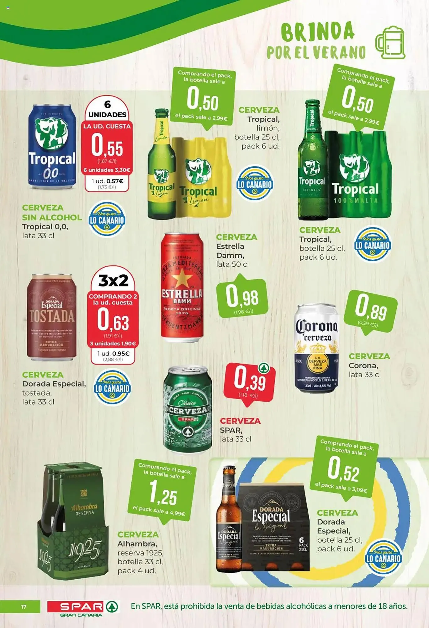 Catálogo de Folleto SPAR Gran Canaria 27 de junio al 10 de julio 2025 - Página 17