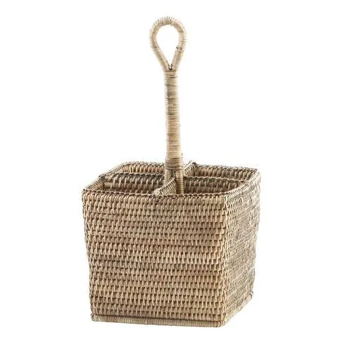 Norah utensil holder 20.5x20.5 cm. nature