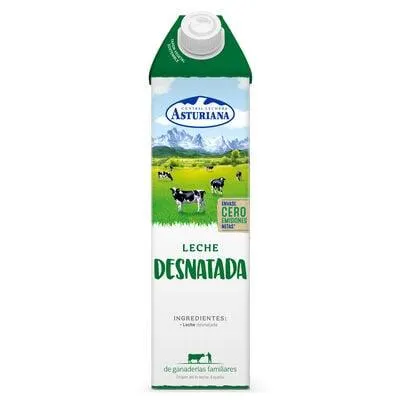Leche Asturiana 1l desnatada