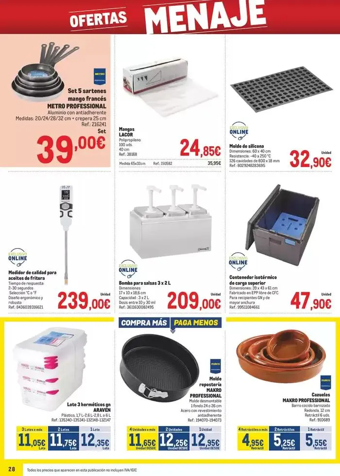 Catálogo de Makro Precios Norte 8 de enero al 2 de febrero 2025 - Página 28