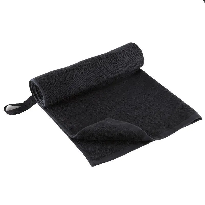Prosop fitness bumbac eco Negru 49 X 88 CM