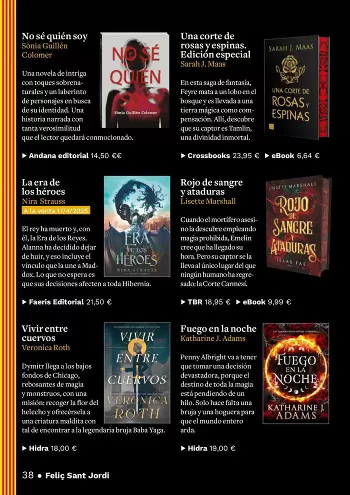 Catálogo de Sant Jordi 2025 8 de abril al 22 de abril 2025 - Página 38