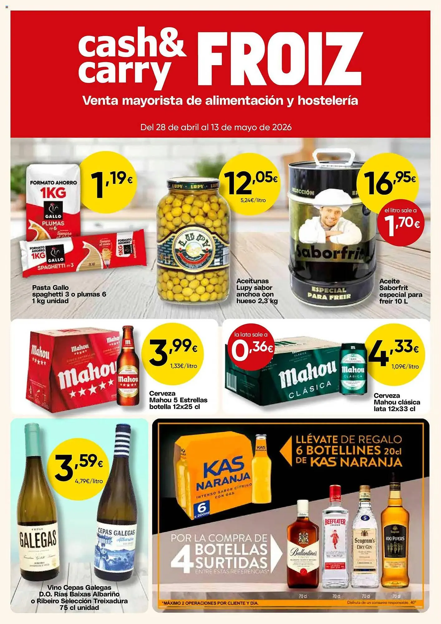 Catálogo de Folleto FROIZ 28 de abril al 13 de mayo 2026 - Página 1