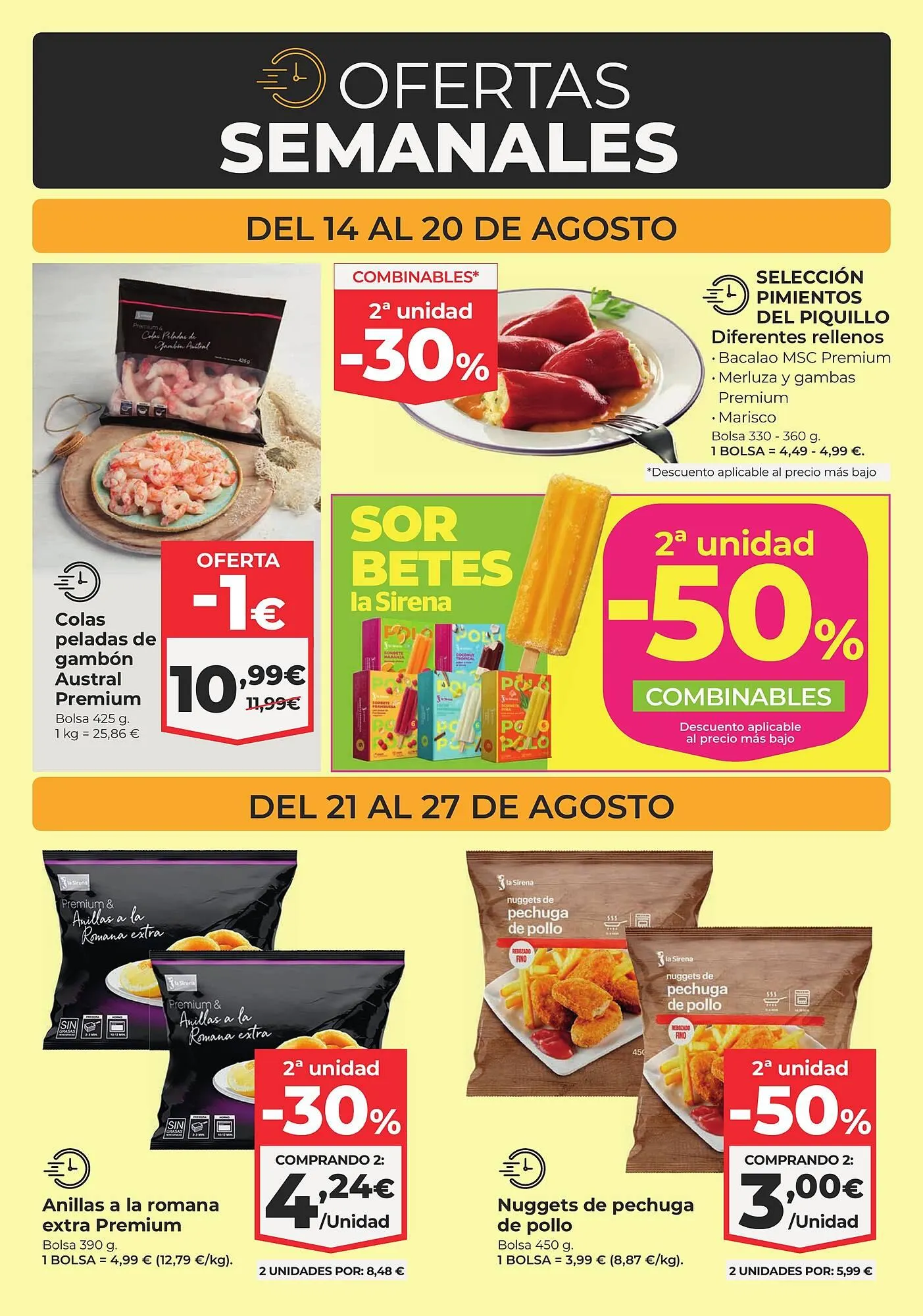 Catálogo de Folleto La Sirena 14 de agosto al 27 de agosto 2025 - Página 3