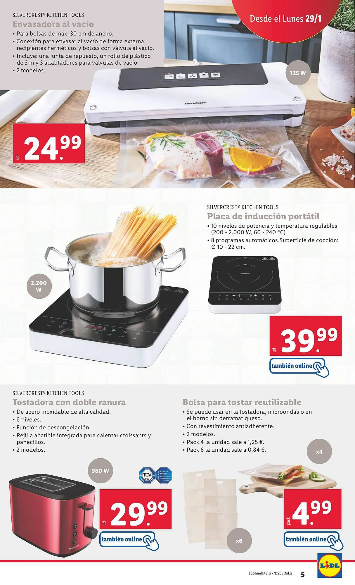 Catálogo de Folleto Lidl 29 de enero al 4 de febrero 2024 - Página 5