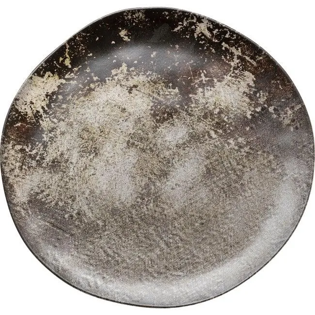 Plato Savannah marrón/gris mate Ø20cm