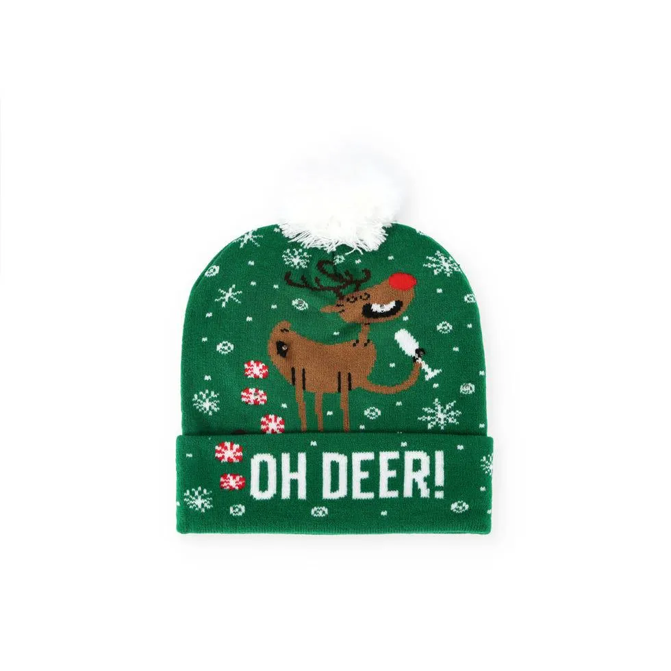 Gorro de navidad reno – Oh Deer!