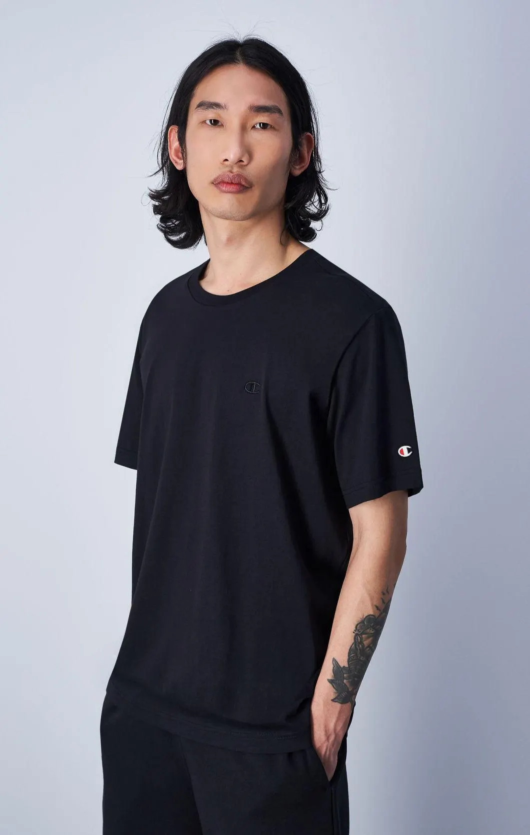 Camiseta cómoda con logotipo C a juego