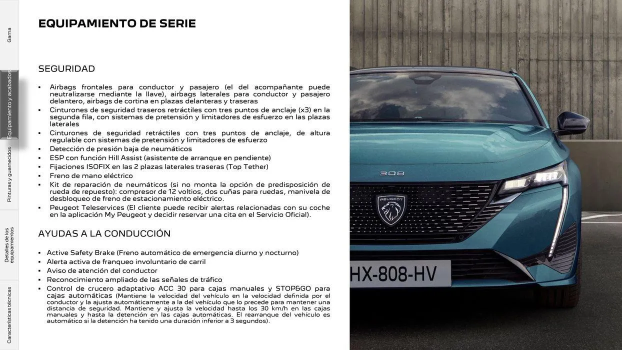 Catálogo de 308 SW Eléctrico • Plug-in Hybrid • Híbrido • Térmico 5 de agosto al 5 de agosto 2025 - Página 4