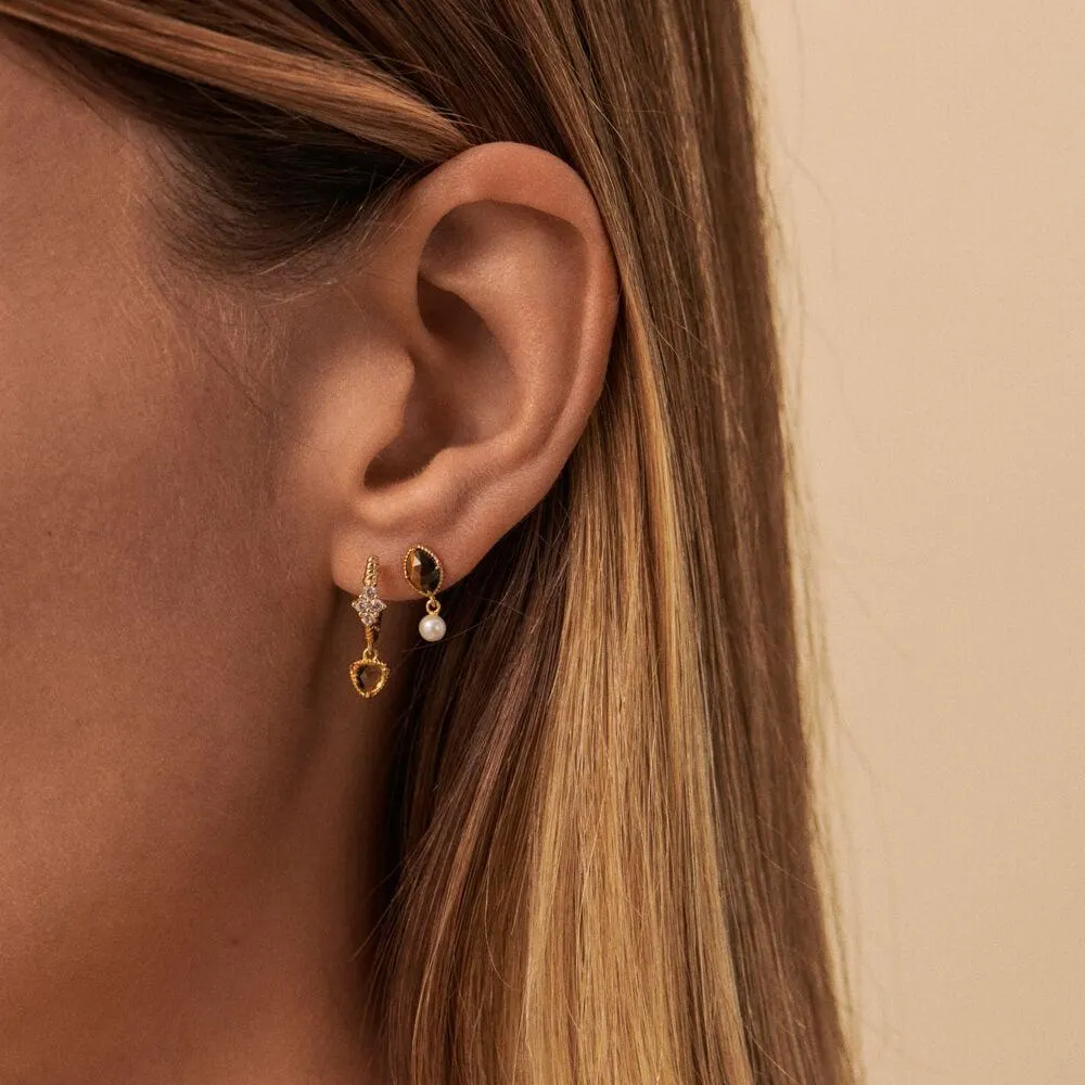 Piercing mini PRECIEUX - Tiger eye