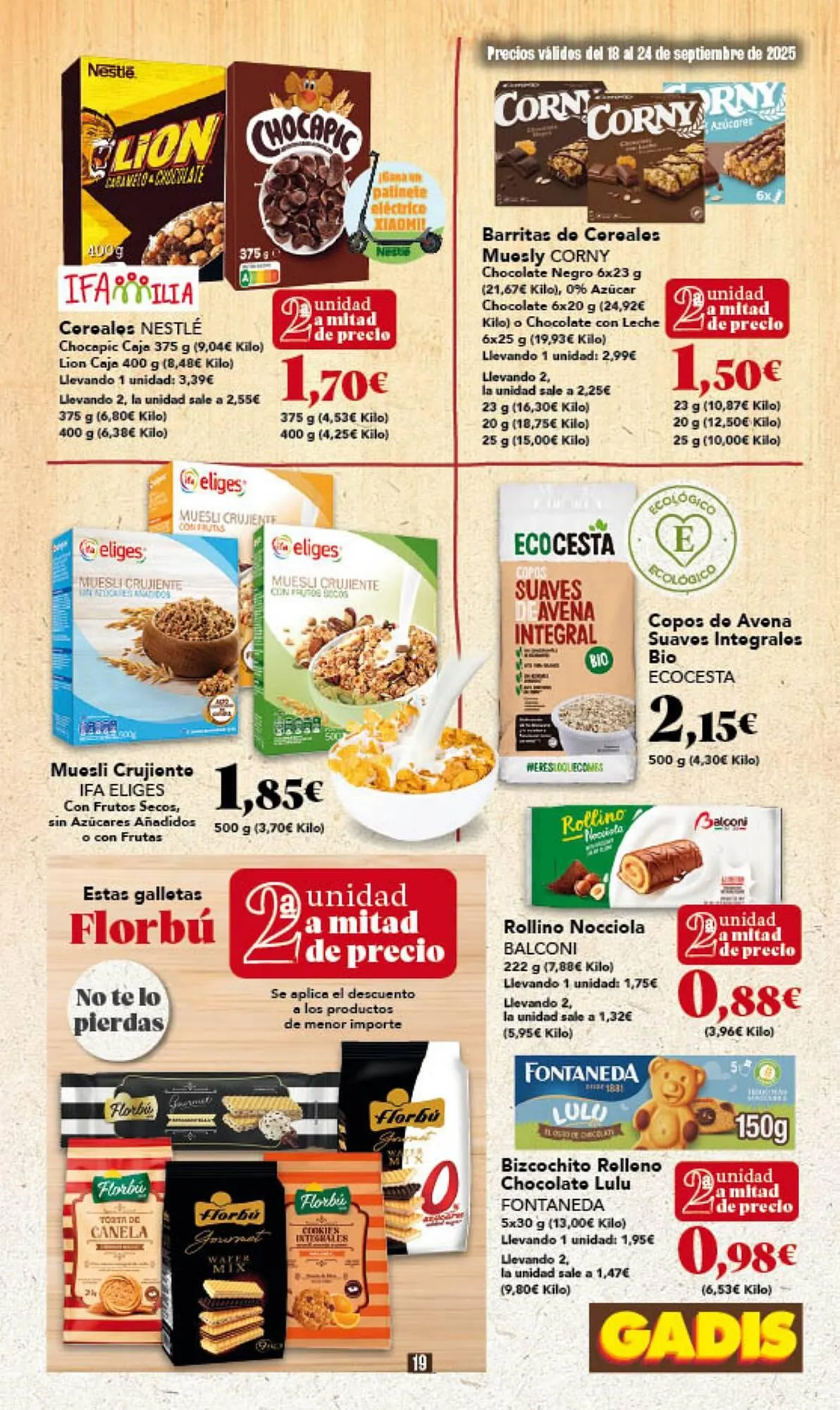 Catálogo de Folleto Gadis 18 de septiembre al 24 de septiembre 2025 - Página 19
