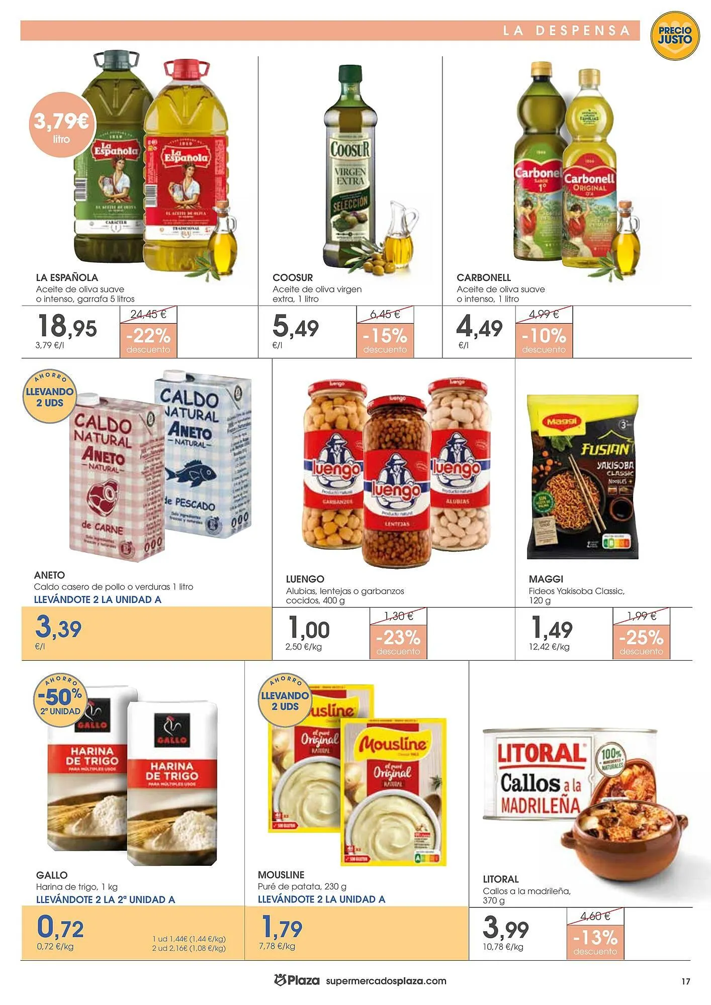 Catálogo de Folleto Supermercados Plaza 10 de abril al 22 de abril 2026 - Página 17