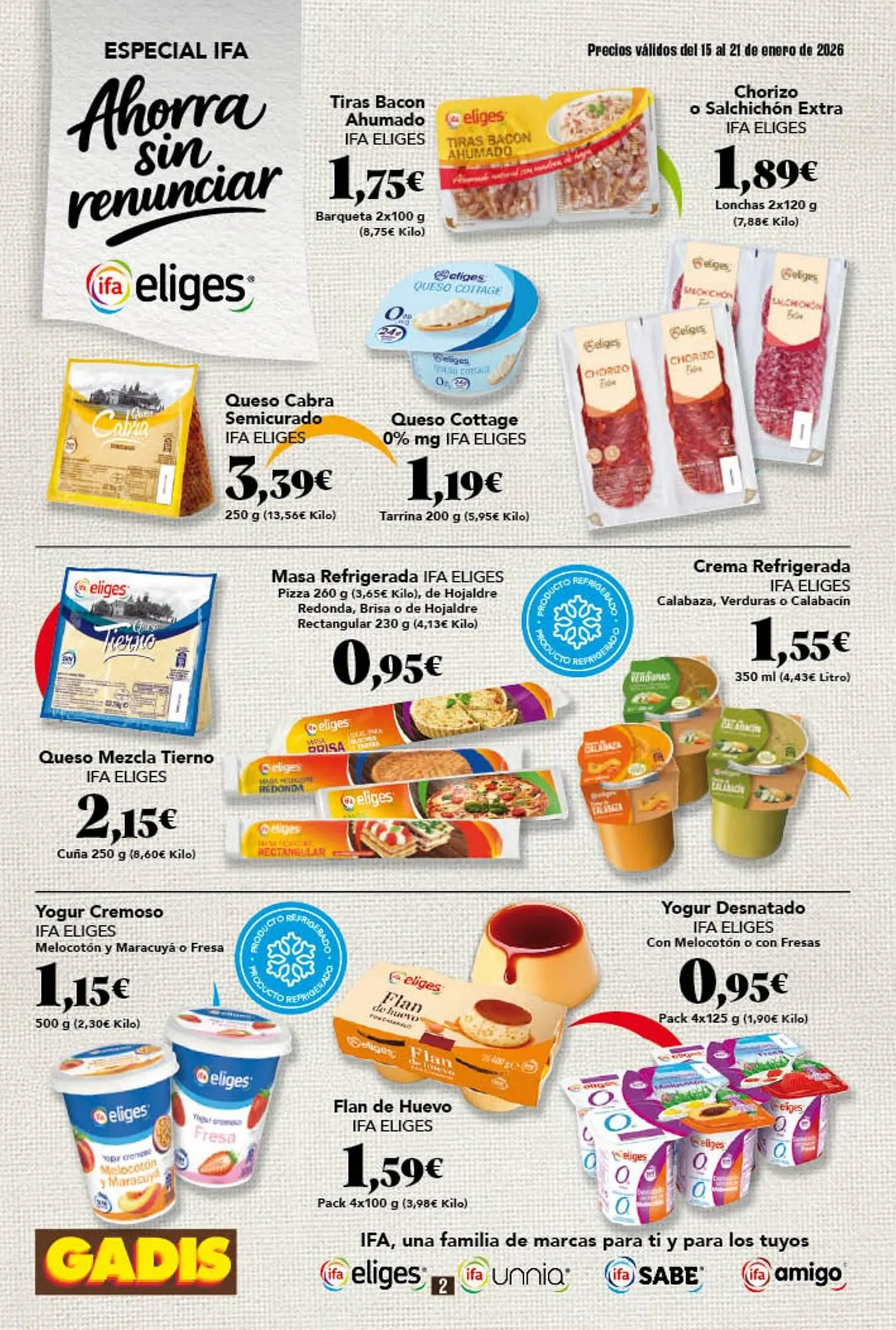 Catálogo de Folleto Gadis 15 de enero al 21 de enero 2026 - Página 2