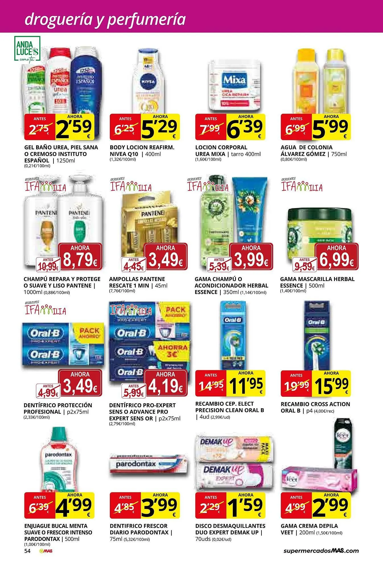 Catálogo de Folleto Supermercados MAS 27 de junio al 31 de julio 2025 - Página 54