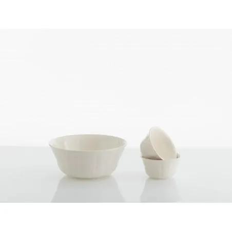 Juego de boles clásicos de 13 piezas colección Aurora Blanca