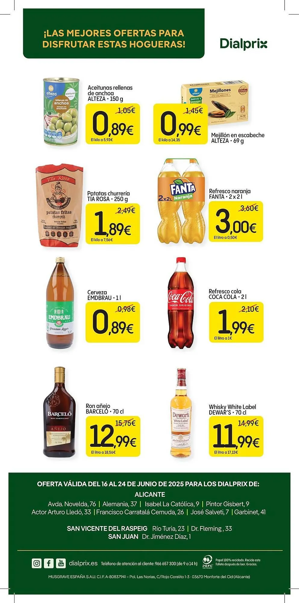 Catálogo de Folleto Dialprix 16 de junio al 24 de junio 2025 - Página 2