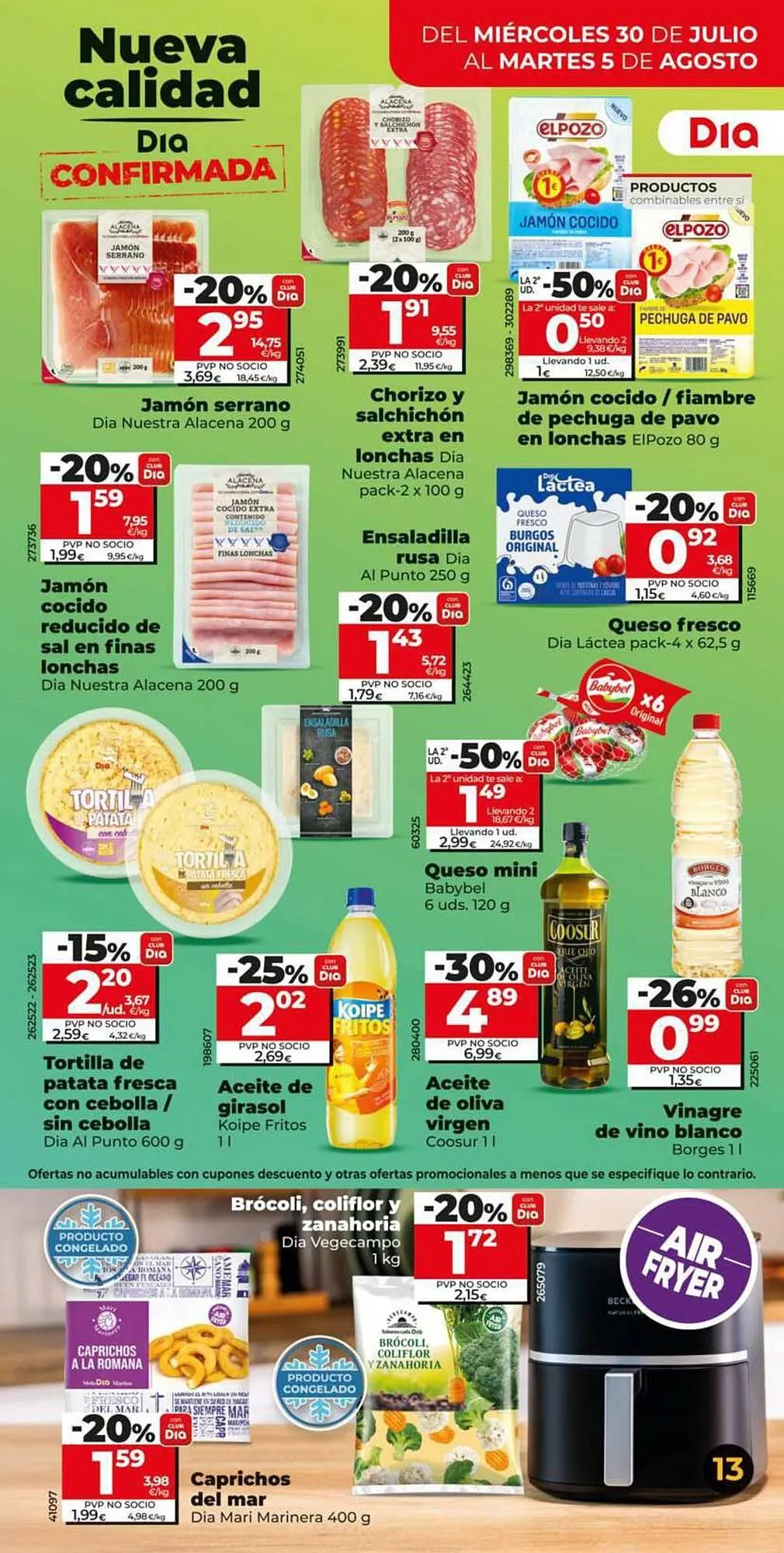 Catálogo de Folleto Dia 30 de julio al 5 de agosto 2025 - Página 13