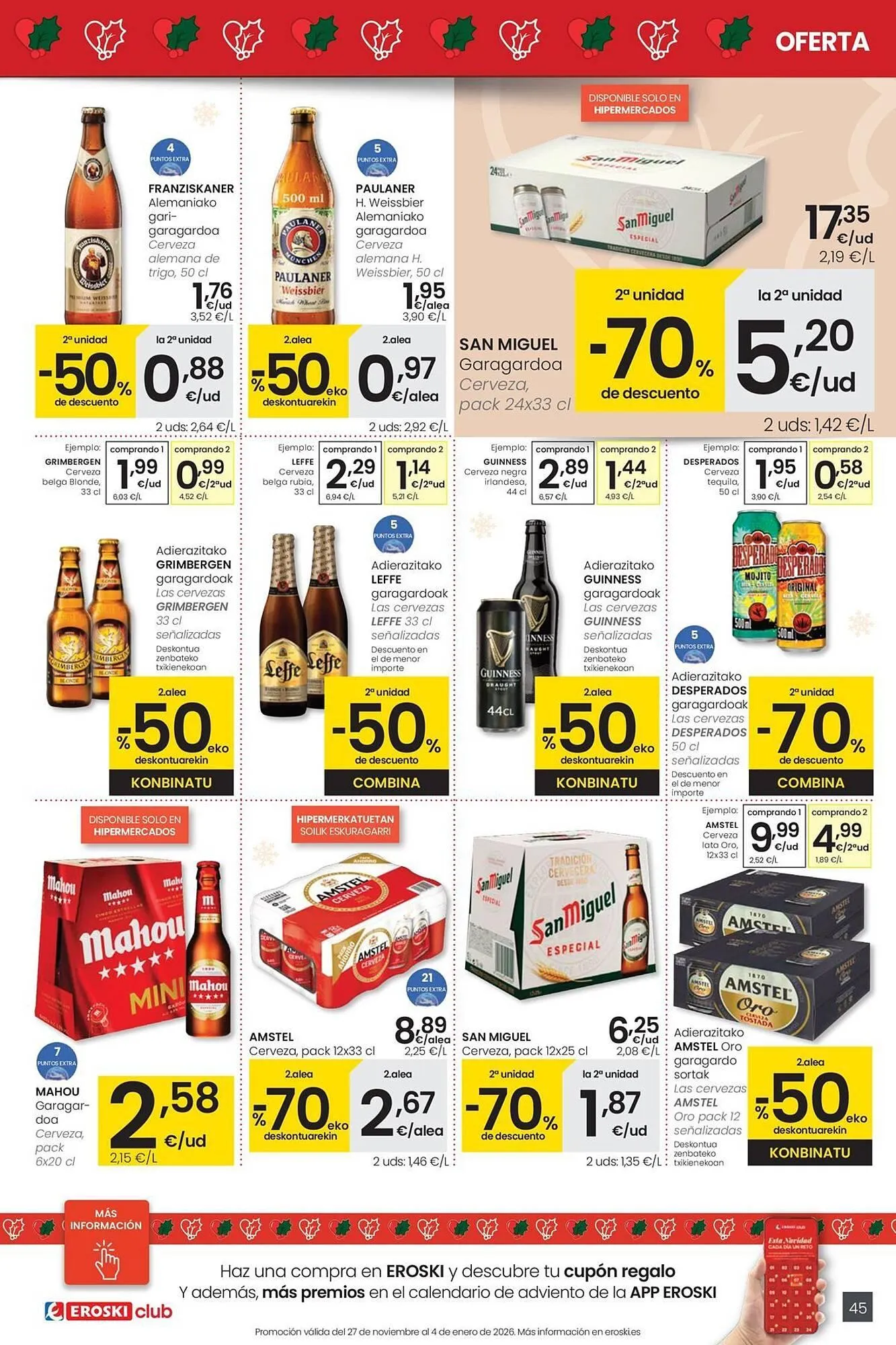 Catálogo de Folleto Eroski 18 de diciembre al 31 de diciembre 2025 - Página 45