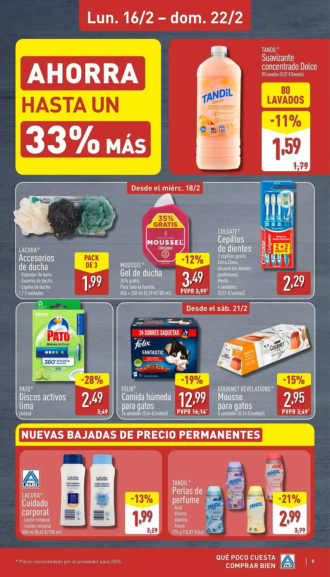 Catálogo de Folleto ALDI 16 de febrero al 22 de febrero 2026 - Página 9