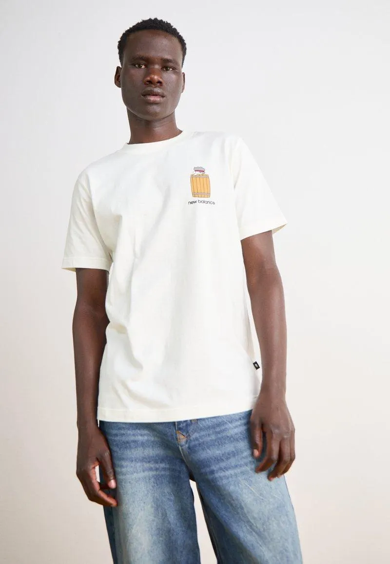 BARREL RUNNER TEE - Camiseta estampada - sea salt